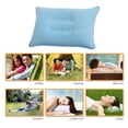 thumbnail image 4 of Z-889 Coussin Rectangulaire Gonflable en Peluche Bleu pour Sieste, pour Camping et Voyage en Plein Air, Coussin de Confort en Matériau Pvc, Oreiller Portable, 4 of 7