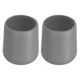 thumbnail image 1 of Unique Bargains 2 Pcs Silicone Fishing Rod Butt Cushion Protector Cap, Small, Gray, 1 of 7