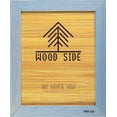 thumbnail image 1 of Rustic Wooden Picture Frame 11x14-100% Natural Solid Eco Distressed Wood for Wall Mounting Photo Frame - Blue, 1 of 2