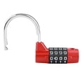 thumbnail image 2 of Zinc Alloy Combination Lock, Mini Outdoor Password Lock, Baggage For School Suitcases For Gym, 2 of 8