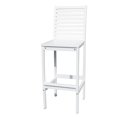 thumbnail image 1 of Vifah Outdoor Patio Acacia Wood Bar Chair, 1 of 5