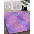 thumbnail image 3 of Ahgly Tapis d'Intérieur Lavable en Machine Carré Transitionnel Lilas Violet Vif, 8 Pieds Carré, 3 of 7