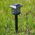 thumbnail image 4 of 6PCS Ground Lamp Solar Power Square Garden Lamp Outdoor LED Night Light for Path Walkway, Warm Light, 4 of 9