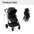 thumbnail image 2 of INFANS Poussette 2 en 1 pour Bébé, Poussette Convertible avec Berceau Siège Réversible Dossier Réglable Auvent Pliage à une Main, Poussette Compacte pour Tout-Petits pour Enfants Nourrissons Nouveau-Nés 0-36 Mois, 2 of 8