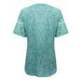 thumbnail image 4 of pxiakgy T-Shirts pour Femmes Printemps Été Décontracté Col Rond Manches Courtes Imprimé Grande Taille Haut T-Shirts Femmes Bleu Ciel + 3TG, 4 of 7