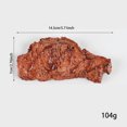 thumbnail image 3 of Kitchen Toy Realistic Steak Model Prop For Hotel Decoration And Home Use Educational Pretend Play Toy For All Ages Reusable Film Movie Props, 3 of 5