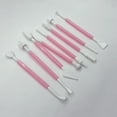 thumbnail image 2 of 8-Piece Clay Sculpting Tools Set - Multi-Shape & Color Plastic DIY Modeling Knives for Pottery, Air Dry Clay Art Portable & Ergonomic, 2 of 8