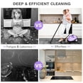thumbnail image 4 of Costway 2000W Heavy Duty Steam Cleaner Mop Multi-Purpose W/19 Accessories Purple, 4 of 10