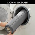 thumbnail image 4 of Semfri 3 Pcs Memory Foam Bathroom Mat Set Bathroom Rug Set Non Slip Absorbent Toilet Mat Set Comfortable Soft Machine Wash Thick Gray, 4 of 7