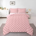 thumbnail image 2 of Erosebridal Vintage Checkered Bedding Sets Full with Comforter, Square Geometric Duvet Insert, Buffalo Check Decor, Reversible, 2 of 8