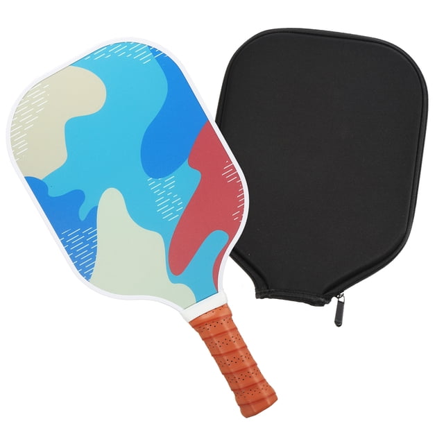 Uxcell Palettes de Pickleball en Graphite USAPA en Fibre de Verre avec Sac Blanc Bleu Rouge