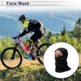 thumbnail image 2 of Full Face Mask Polyester Face Cover Breathable,Sweat-wicking Black 1 Pcs, 2 of 6