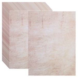 Uxcell 24 Packs Imprimante en papier de coton vintage Gris Lignes noires 8 x 11"