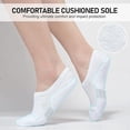 thumbnail image 2 of FhsagQ Socks Socks for Women Plus Size with Robe No Show Socks Women Cotton Fall and Winter Sweat Absorbing Socks Women Socks 3 Piece Lace Womens Socks with Garter White L, 2 of 3