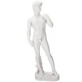 thumbnail image 2 of Michelangelo`s `David` Statue Marble White Finish, 2 of 4