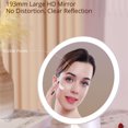 thumbnail image 3 of LED Makeup Mirror, 90 Degree Rotatable High Brightness Lighted Makeup Mirror  for Home, 3 of 7