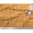 thumbnail image 2 of Soimoi Poly Georgette Fabric Flower Watercolor Print Fabric by The Yard 42 Inch Wide, 2 of 3