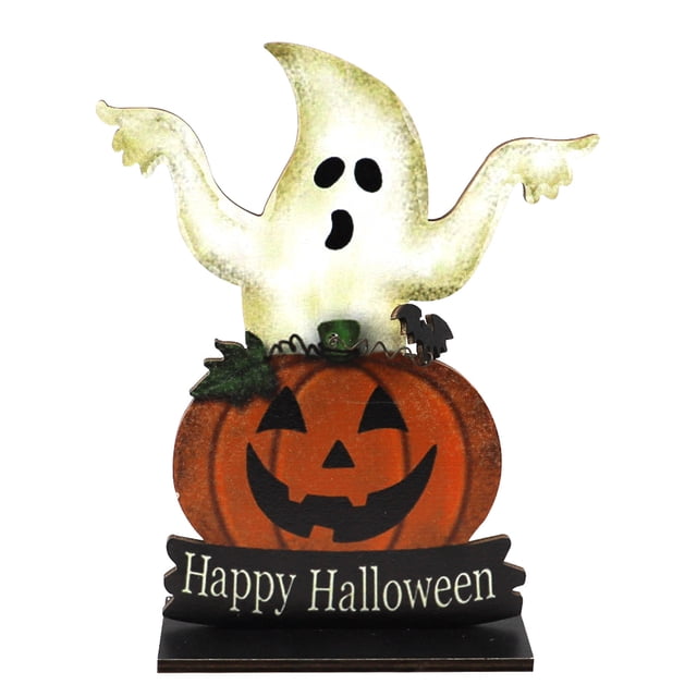 Mistaha Halloween Table Pumpkin Skull Wooden Decoration Halloween Party Table Centerpieces Table Topper