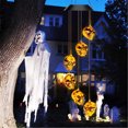 thumbnail image 1 of Agiferg Solar Powered LED Halloween Pumpkin Wind Chime Light Outdoor Yard Garden Decor, 1 of 2