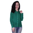thumbnail image 4 of Moomaya Full Sleeve Cotton Collar Shirts For Womens Formal Plain Workwear, 4 of 6