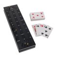 thumbnail image 4 of WE Games Cabinet Cribbage Set, Solid Wood 3 Track Board, Pegs & Cards, 4 of 9