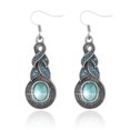 thumbnail image 1 of Maoww Femmes Rétro Gourde Forme Boucles d'Oreilles Unique Bleu Goutte Boucles d'Oreilles, 1 of 1