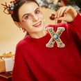 thumbnail image 4 of LSLJS 26 Letters Christmas Tree Decoration Pendant Christmas Tree Ornaments Personalized DIY Christmas Ornaments Christmas Decorations Xmas Tree Hanging Decor, 4 of 5