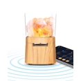 thumbnail image 2 of Lomi Lampe Haut-Parleur Bluetooth Sans Fil avec Sel de l'Himalaya + Trousse de Sommeil en Satin, Rose, 2 of 6