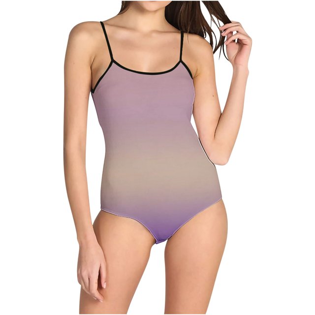 Birdeem Womens Printed Backless Suspender Set Swimsuit Swimwear