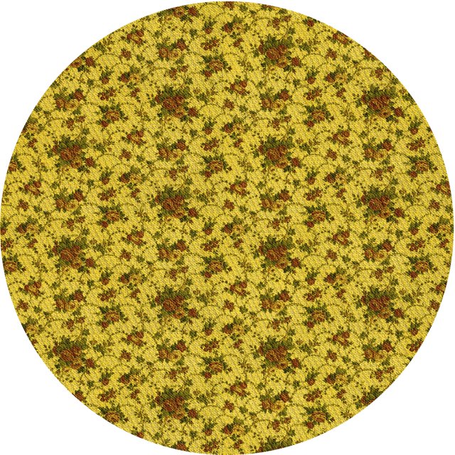 Ahgly Company Tapis Rond Lavable en Machine Intérieur Transitionnel Bisque Foncé Marron, 5 Pieds Rond
