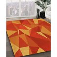 thumbnail image 3 of Ahgly Company Tapis d'Intérieur Lavables en Machine, Ronds, Orange Fluo, 7' Ronds, 3 of 7