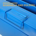 thumbnail image 2 of 1pc Multi-use Tool Handy Box Double-layer Iron Storage Box Folding Tools Case, 2 of 9