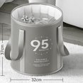 thumbnail image 4 of YAOMOBB High Temperature Resistant Foot Bath Bag Portable Collapsible Foot Bath Tub Waterproof PVC Insulated Foot Spa Soaking Bucket for Travel and Home, 4 of 7