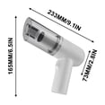 thumbnail image 2 of Car Vacuum Cleaner | Wireless Handheld Blower | Super Strong Suction, Brushless High-Power Motor, Cordless Design for Home & Car Use | White, 2 of 9