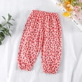 thumbnail image 2 of QIPOPIQ Pantalon Ample à Enfiler pour Tout-Petits Filles 1-6 Ans Liquidation, 2 of 3