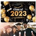 thumbnail image 1 of ⚡ Big Sale ! EXtraLarge Congrats Grad Banner 180x110 Cm | Graduation Party Decorations 2023 Black And Gold | Graduation Banner 2023 | Graduation Decorations Class Of 2023 | Red 2023 Graduatio, 1 of 9