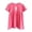 Hot Pink, variant on Toddler Girl Dress Kids Toddler Girls Summer Cute Floral Print Round Neck Short Sleeve Casual Dress Robe Fille Pink 7 Years-8 Years
