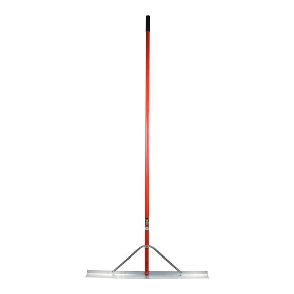 36" ALUM.ASPHALT LUTE RAKE W / 82IN ALUM. HANDLE