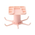 thumbnail image 4 of Maytalsory 1/2/3/5 Kitchen Hanger Self-adhesive Replacement Solid Color Punch-free 360 Degree Rotatable 6 Claw Detachable Mug Brush Rack Pink 5PCS, 4 of 6