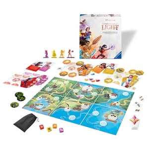 Ravensburger Chronicles of Light Darkness Falls Disney Family Board Game for Ages 8 and Up