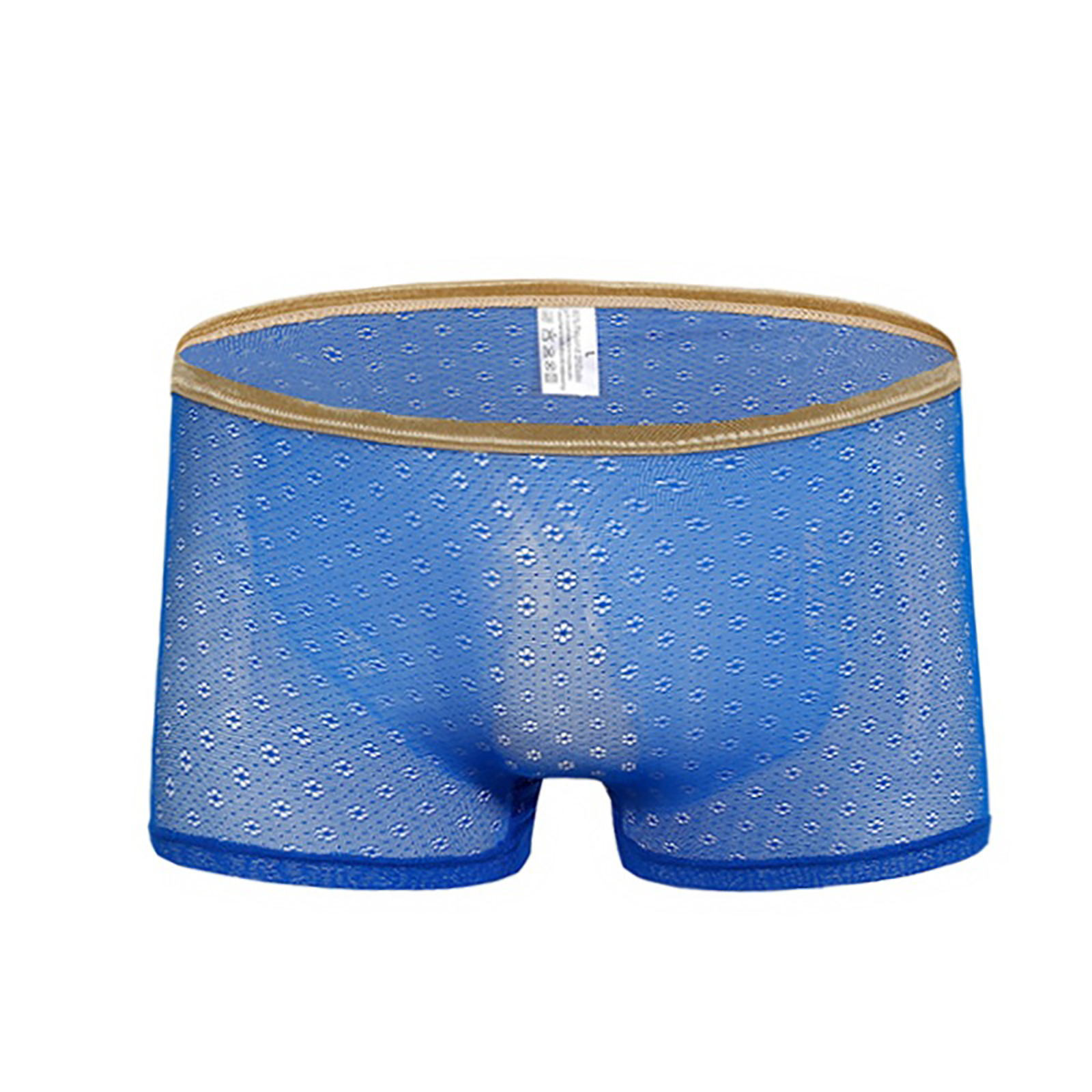 TIHLMK Men's Fashion Boxer Shorts Mesh Breathable Underpants