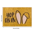 thumbnail image 3 of Hearth & Gear Funny Easter Bunny Funny English Door Mat Door Rug Entrance Front Door Outdoor Entrance Porch Mat Polyester Easter Bunny Floor Mat Neutral Blanket Woven Blanket Area Rugs 5x7 under 50, 3 of 6