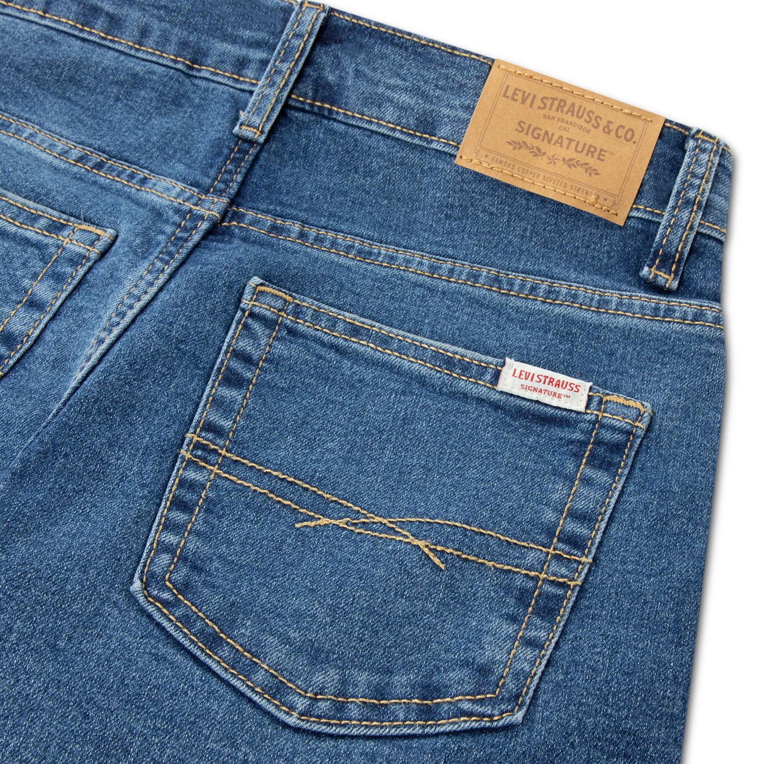 Jean taille mi-haute coupe droite Levi Strauss Signature pour garçon