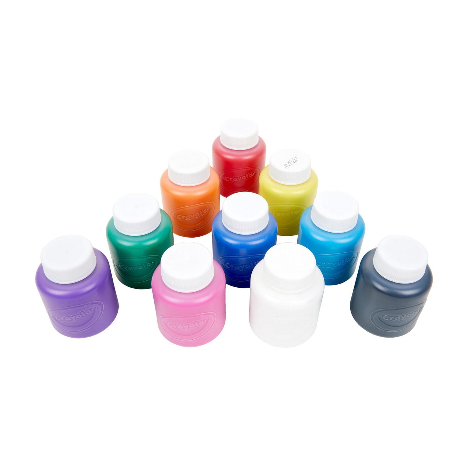 10 pots de peinture lavable Crayola
