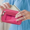 thumbnail image 4 of Boovnll Home Storage, Transparent Pvc Card Wrist Bag Portable Bank Card Coin Storage Bag, Storage, Storage and Organization, Organization and Storage, 4 of 5