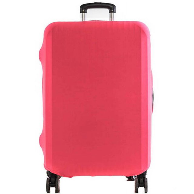 Luggage Cover Stretch Fabric Suitcase Protector Baggage Dust Case Cover Suitable for18-32 Inch Suitcase Case Travel Organizer Rose Pink L