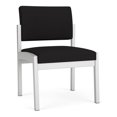 thumbnail image 1 of Fauteuil d'Appoint Sans Accoudoirs Lenox en Acier pour Réception / Acier Argenté / Noir, 1 of 5