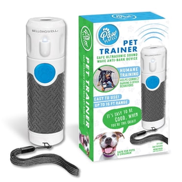 Paw Perfect Dresseur pour Animaux de Compagnie, Appareil Ultrasonique Anti-Aboiement avec Lumière Intégrée, Entraînement pour Animaux de Compagnie Sûr et Sans Danger, Portée de 16 Pi, Poignée Ergonomique