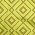 thumbnail image 1 of oneOone Velvet Yellow Fabric Geometric Craft Projects Decor Fabric Printed By The Yard 58 Inch Wide, 1 of 4