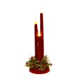thumbnail image 3 of Lipstore Christmas Flameless Candles Flameless Pillar Candles Photo Props LED Candles Red, 3 of 8